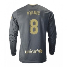 Camisolas de futebol FC Barcelona Miralem Pjanic 8 Equipamento Alternativa 2020/21 Manga Comprida